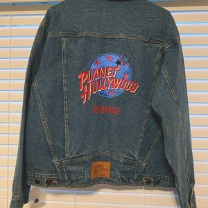 Planet Hollywood Beverly Hills Jean Jacket-vintage with tag still attached